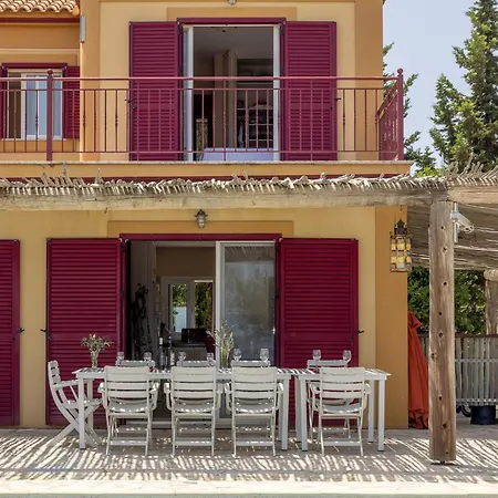 Вилла Minos - 4-bedroom Luxury With Pool In Spartia, Kefalonia