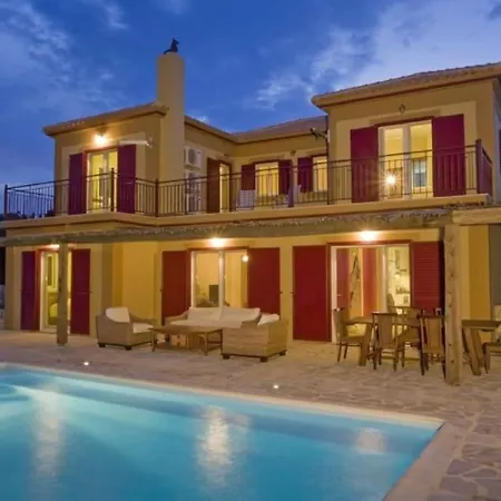 Villa Minos - 4-bedroom Luxury With Pool In Spartia, Kefalonia *