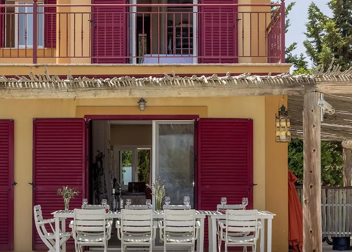 Вилла Minos - 4-bedroom Luxury With Pool In Spartia, Kefalonia
