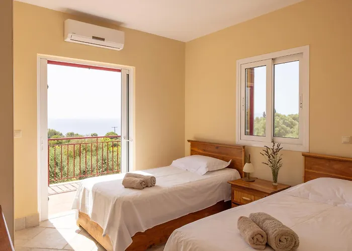 Minos - 4-bedroom Luxury With Pool In Spartia, Kefalonia Вилла Спартия