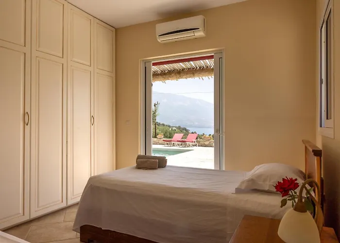 Вилла Minos - 4-bedroom Luxury With Pool In Spartia, Kefalonia