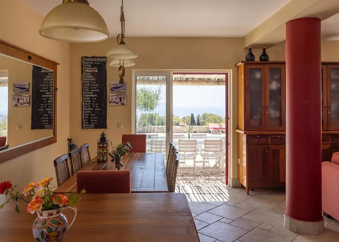 Вилла Minos - 4-bedroom Luxury With Pool In Spartia, Kefalonia *