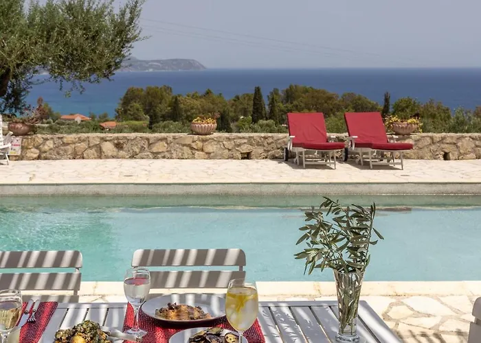 Minos - 4-bedroom Luxury With Pool In Spartia, Kefalonia Villa Spartià