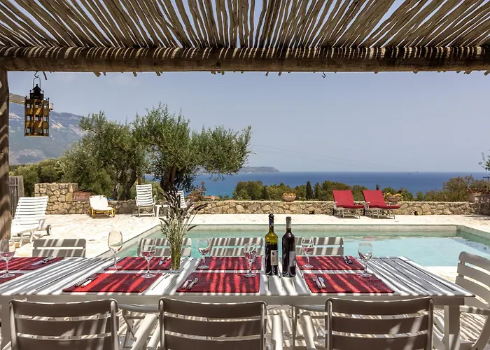 Villa Minos - 4-bedroom Luxury With Pool In Spartia, Kefalonia